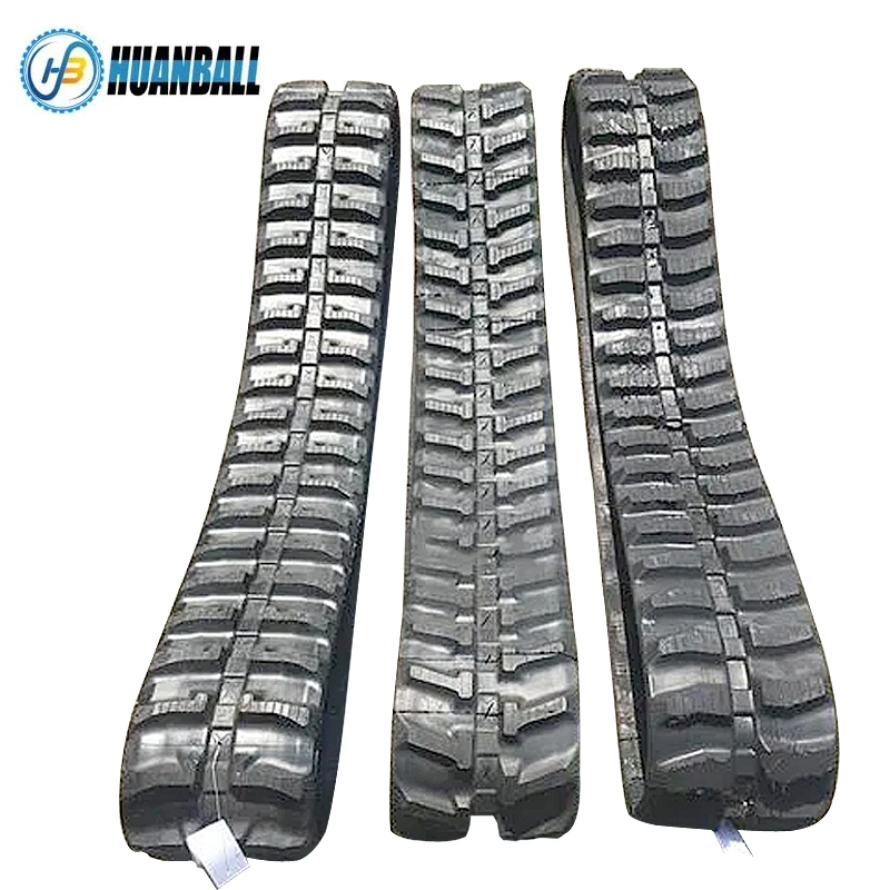 7" Width Rubber Track H180X72X37 for Hitachi Zx8-2 Mini Excavators