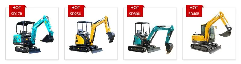 Cash Coupon Sale! Mini Excavator 0.8t Small Digger 1 Ton Excavator Track