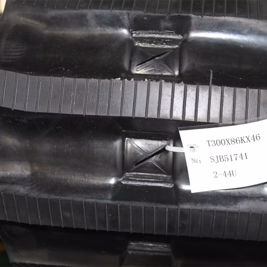 로더용 고무 트랙 고무 크롤러 T300*86K*46